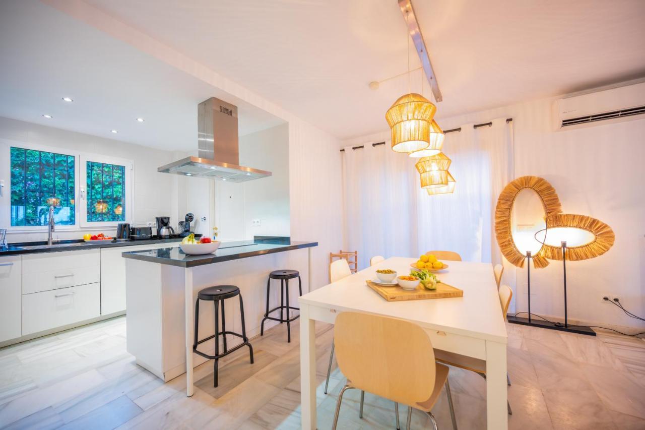 מארבלה Typical Beach House Las Chapas Playa With Heated Pool מראה חיצוני תמונה